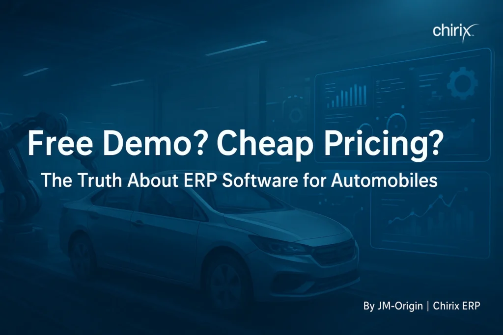 ERP Software for Automobiles