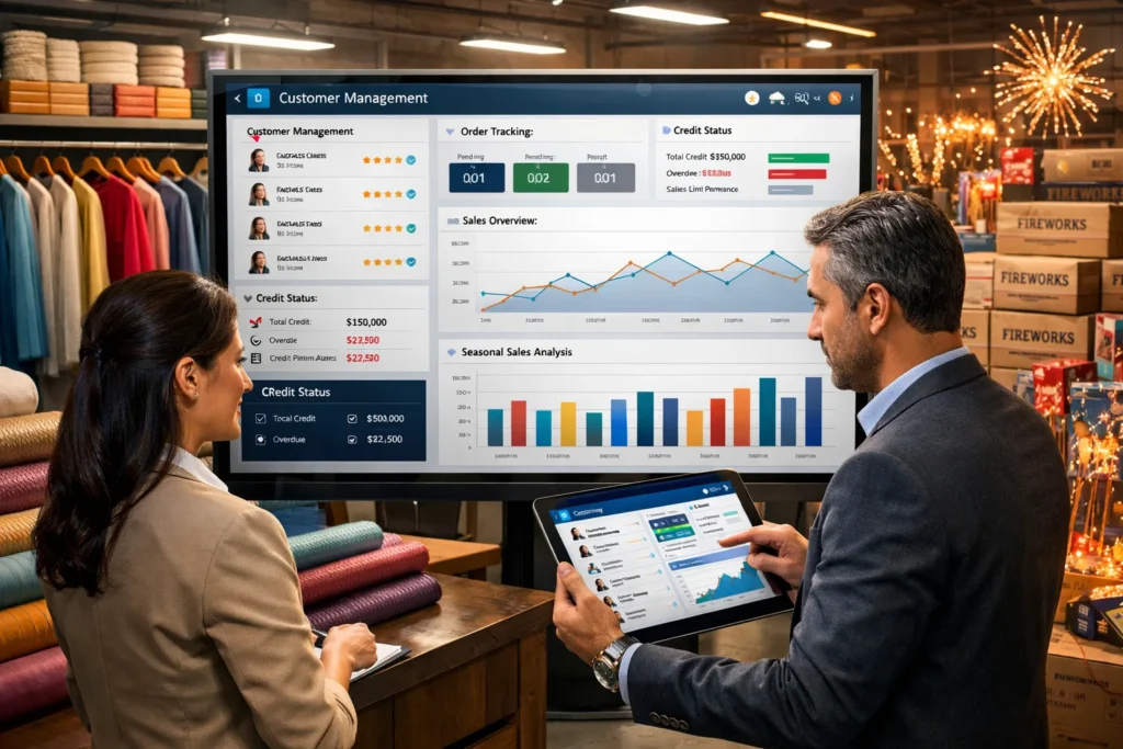 CRM Software for Garment & Fireworks