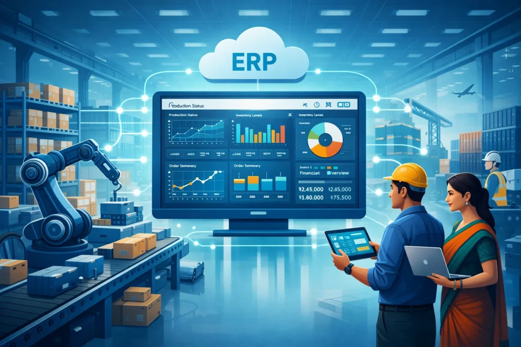 ERP software in manufacturing