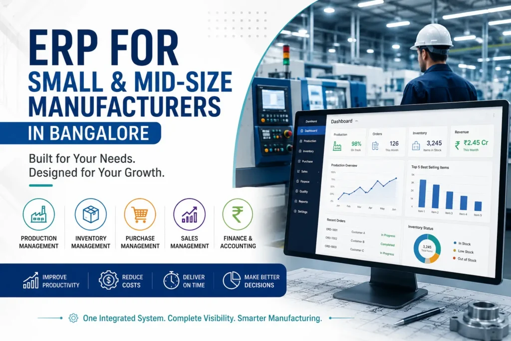 ERP for Small & Mid-Size Manufacturers in Bangalore