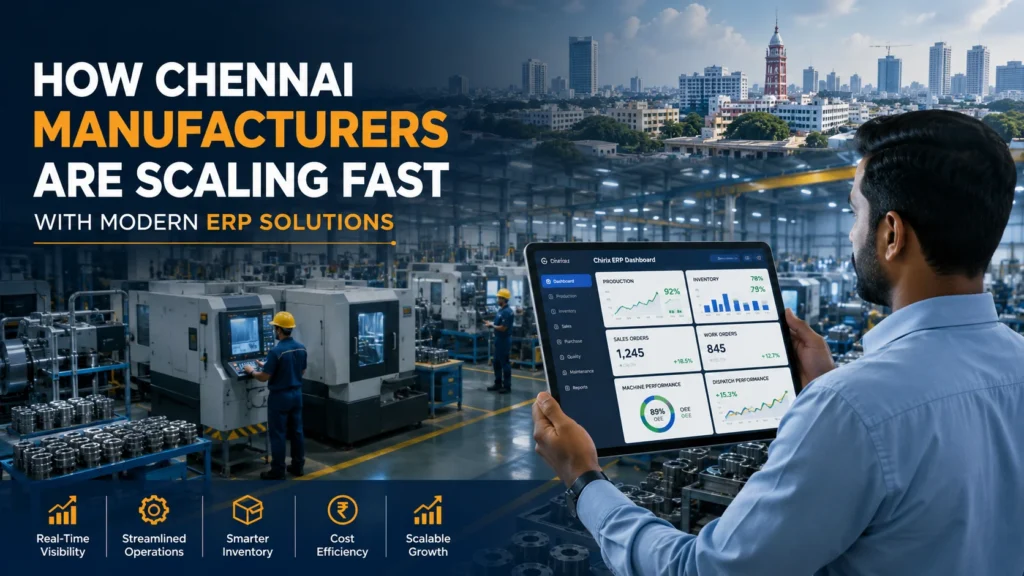 How Chennai Manufacturers Are Scaling Fast with Modern ERP Solutions